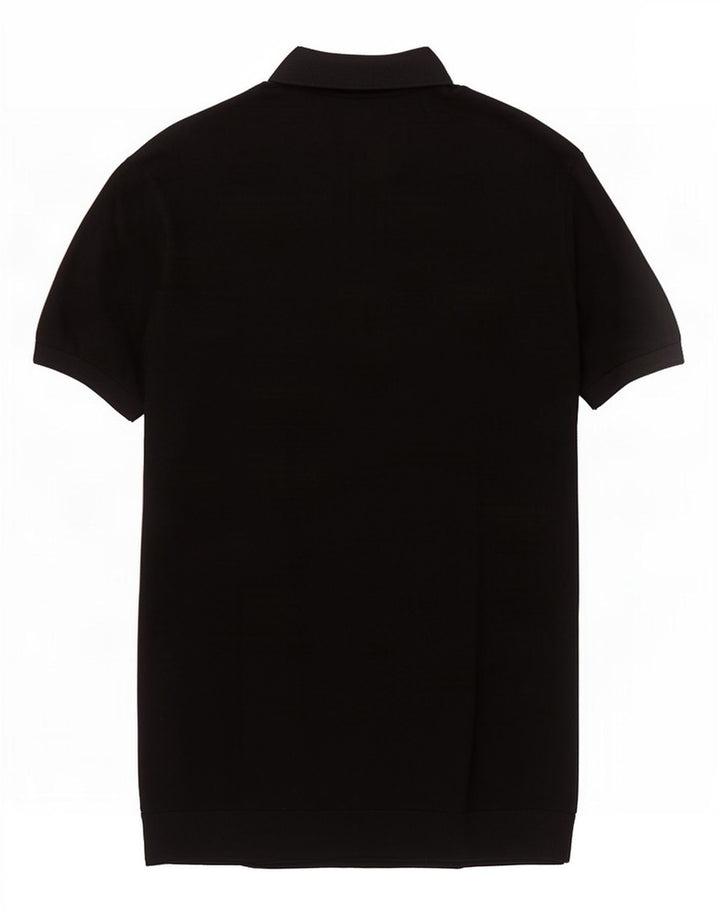 Zara Ανδρικό κοντομάνικο πουκάμισο polo μεγάλο μαύρο