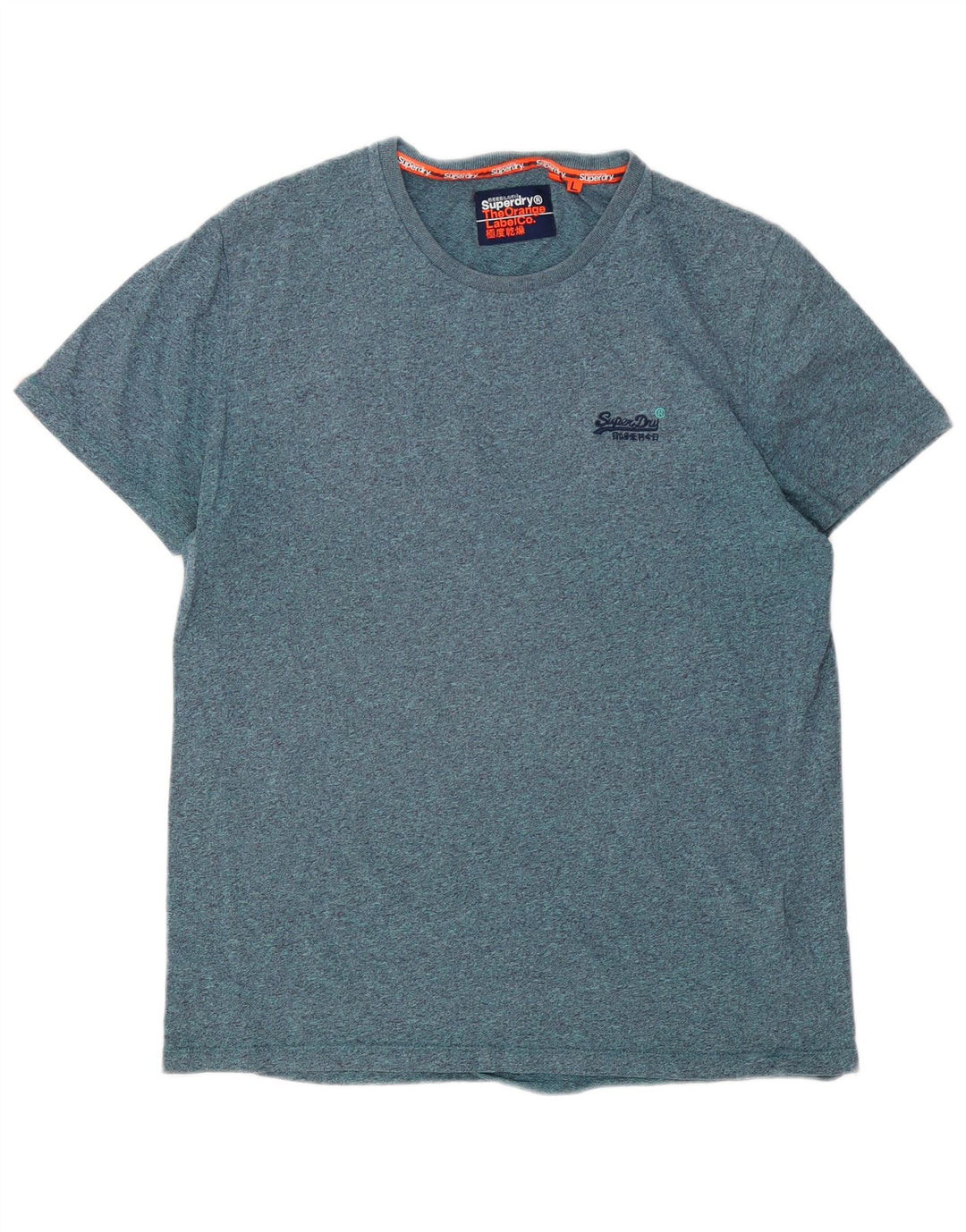 Ανδρικό T-Shirt Superdry Top Large Blue Flecked