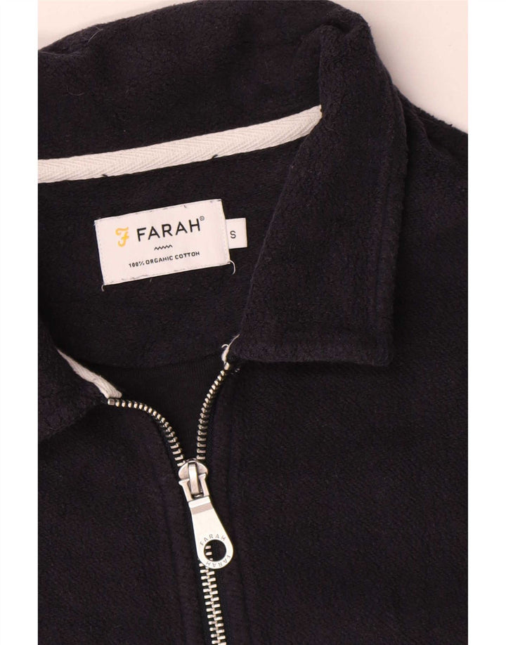 Farah Ανδρική αθλητική φόρμα Top Jacket Μικρό Navy Blue βαμβακερό