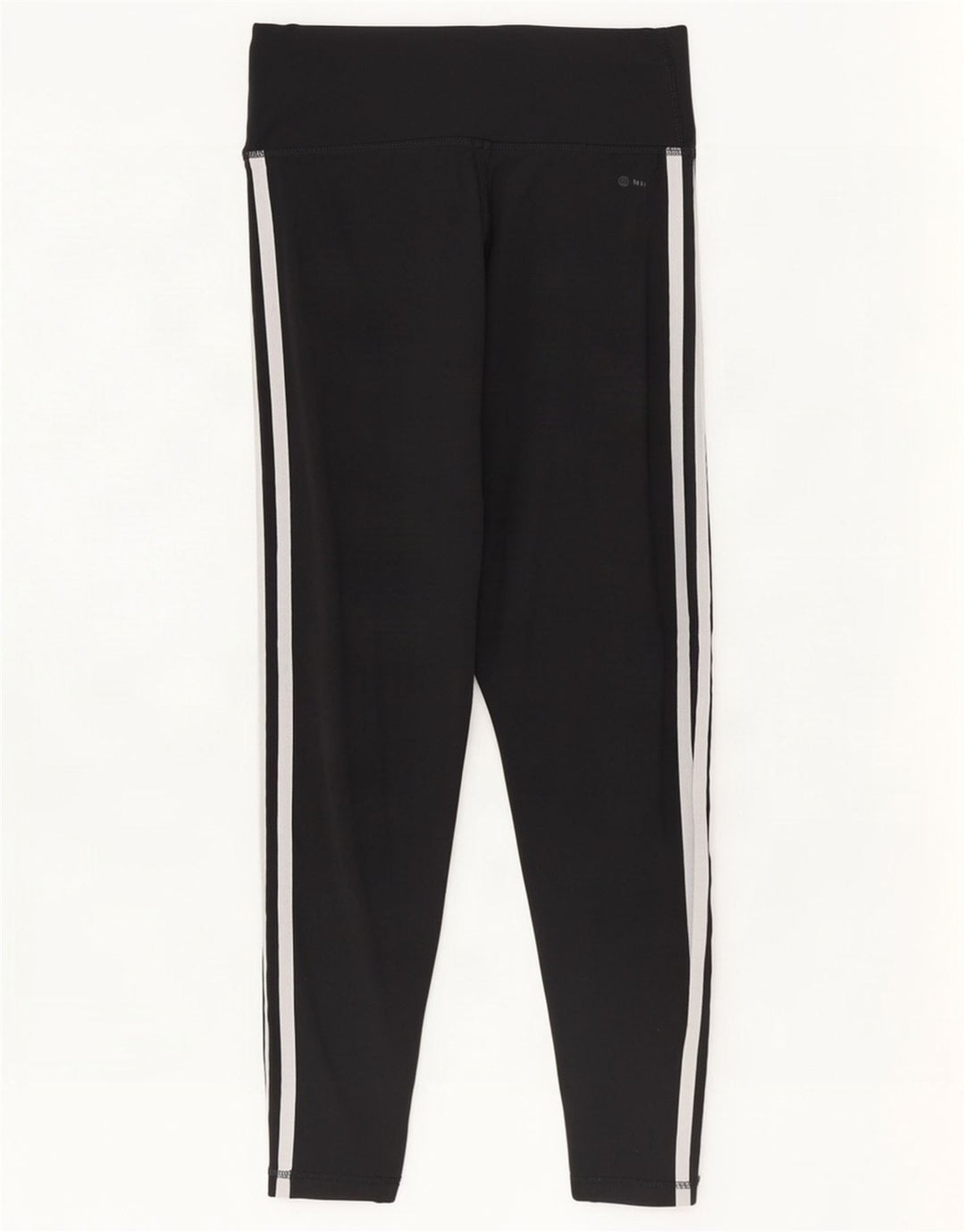 Γυναικεία Crop κολάν Adidas UK 12/14 μεσαίο μαύρο πολυεστέρα
