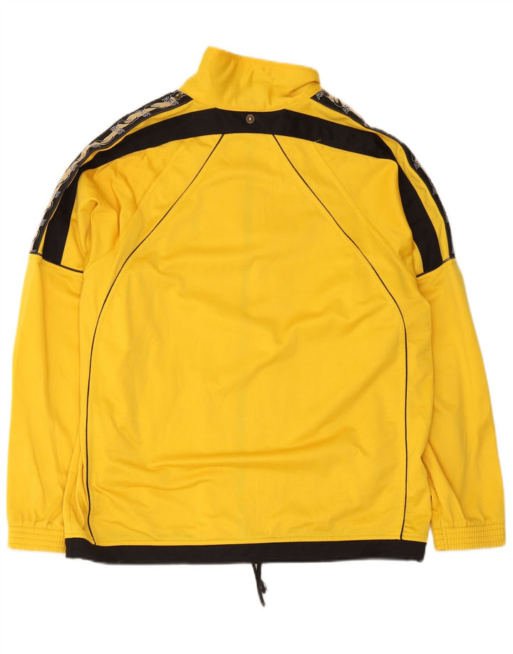 Ανδρική αθλητική φόρμα γραφικών Asics Top Jacket μεσαίου κίτρινου χρώματος
