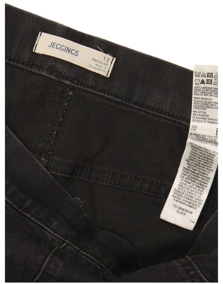 Marks & Spencer Γυναικεία Jegging Jegging UK 12 Medium W30 L28 Black