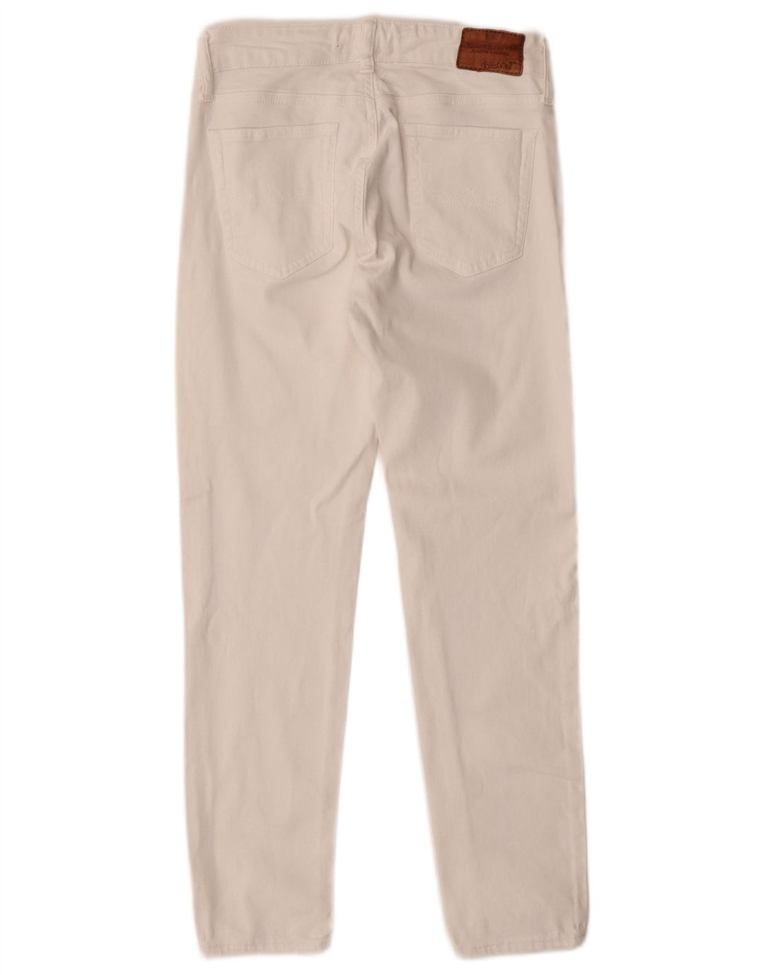 Ralph Lauren Γυναικείο Slim Jeans W25 L25 Λευκό βαμβακερό