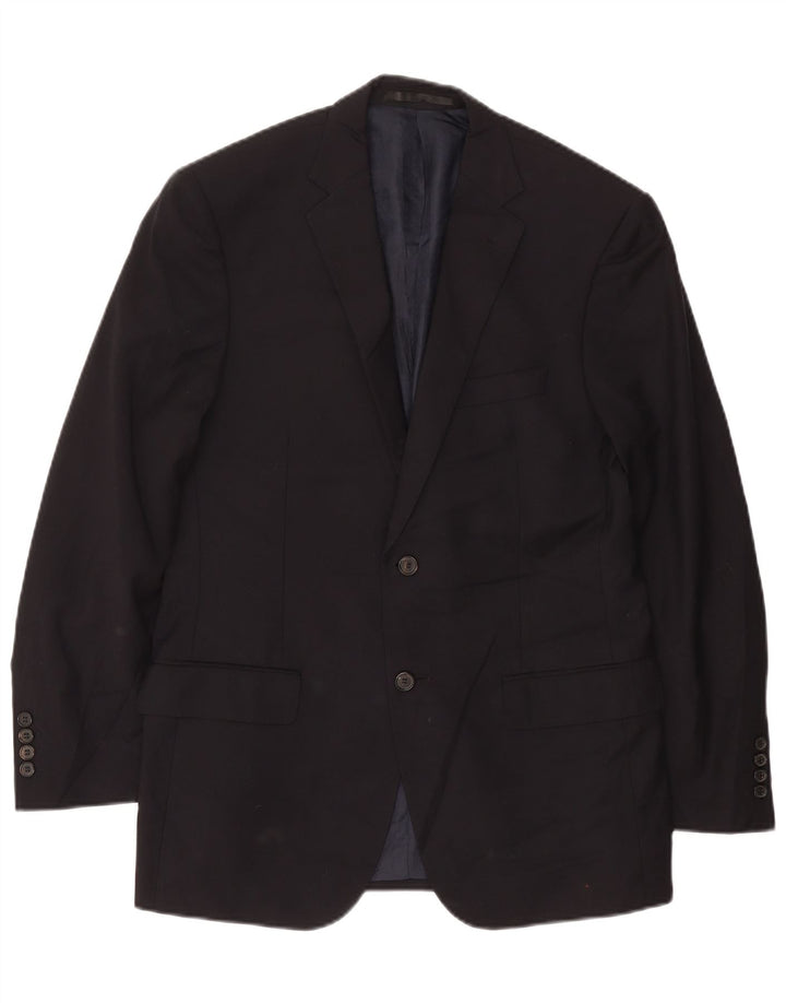 Marks & Spencer Mens Autograph Blazer Jacket UK 38 Medium Navy Blue