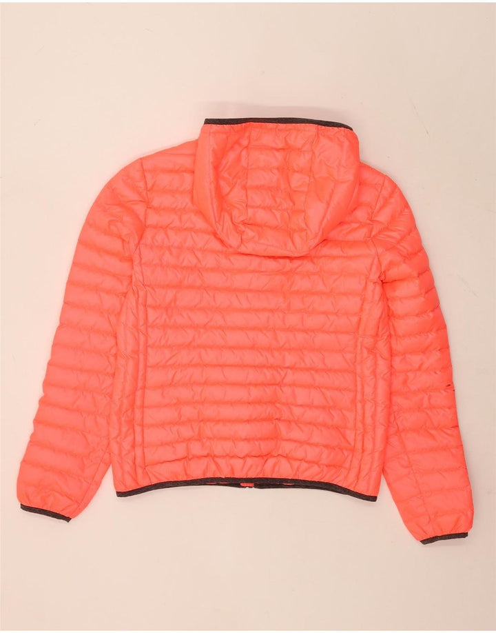 Superdry γυναικείο μπουφάν με κουκούλα UK 16 μεγάλο ροζ πολυεστέρας