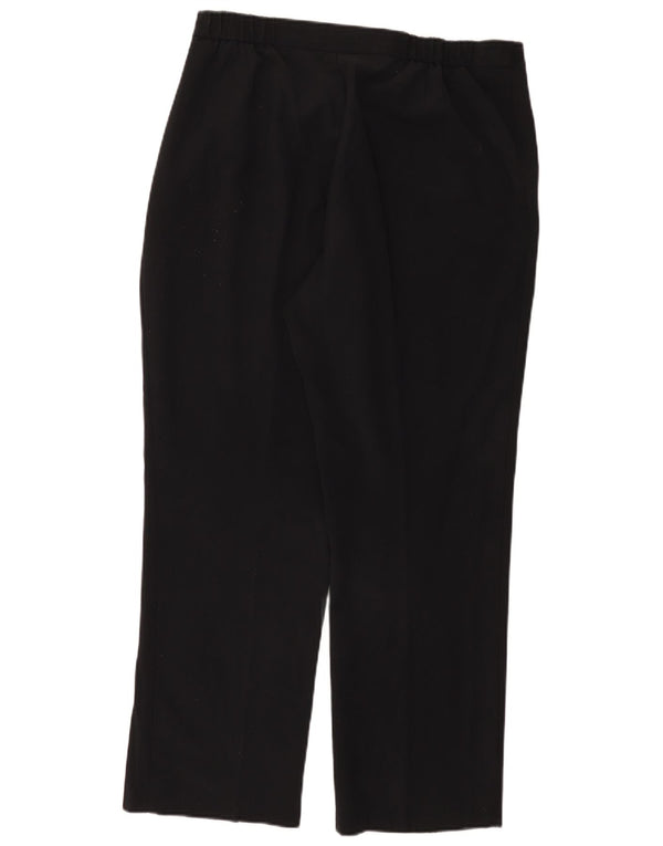 Marks & Spencer Γυναικείο ίσιο casual παντελόνι UK 18 XL W38 L29 μαύρο