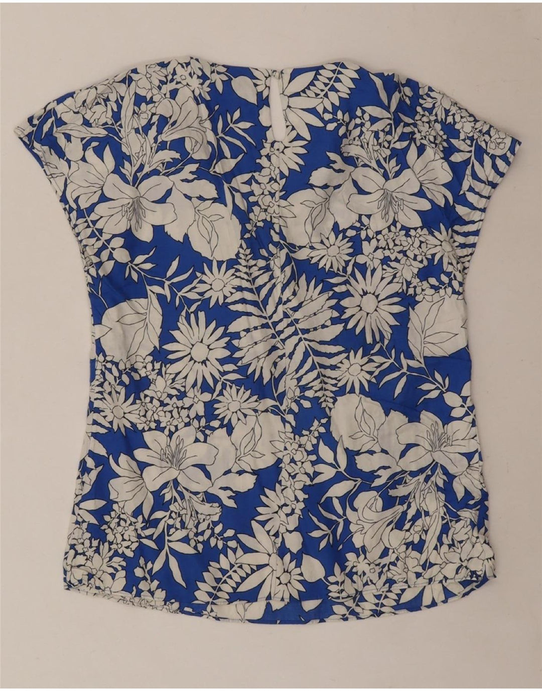 BODEN Γυναικεία Μπλούζα Τοπ UK 8 Small Blue Floral Viscose