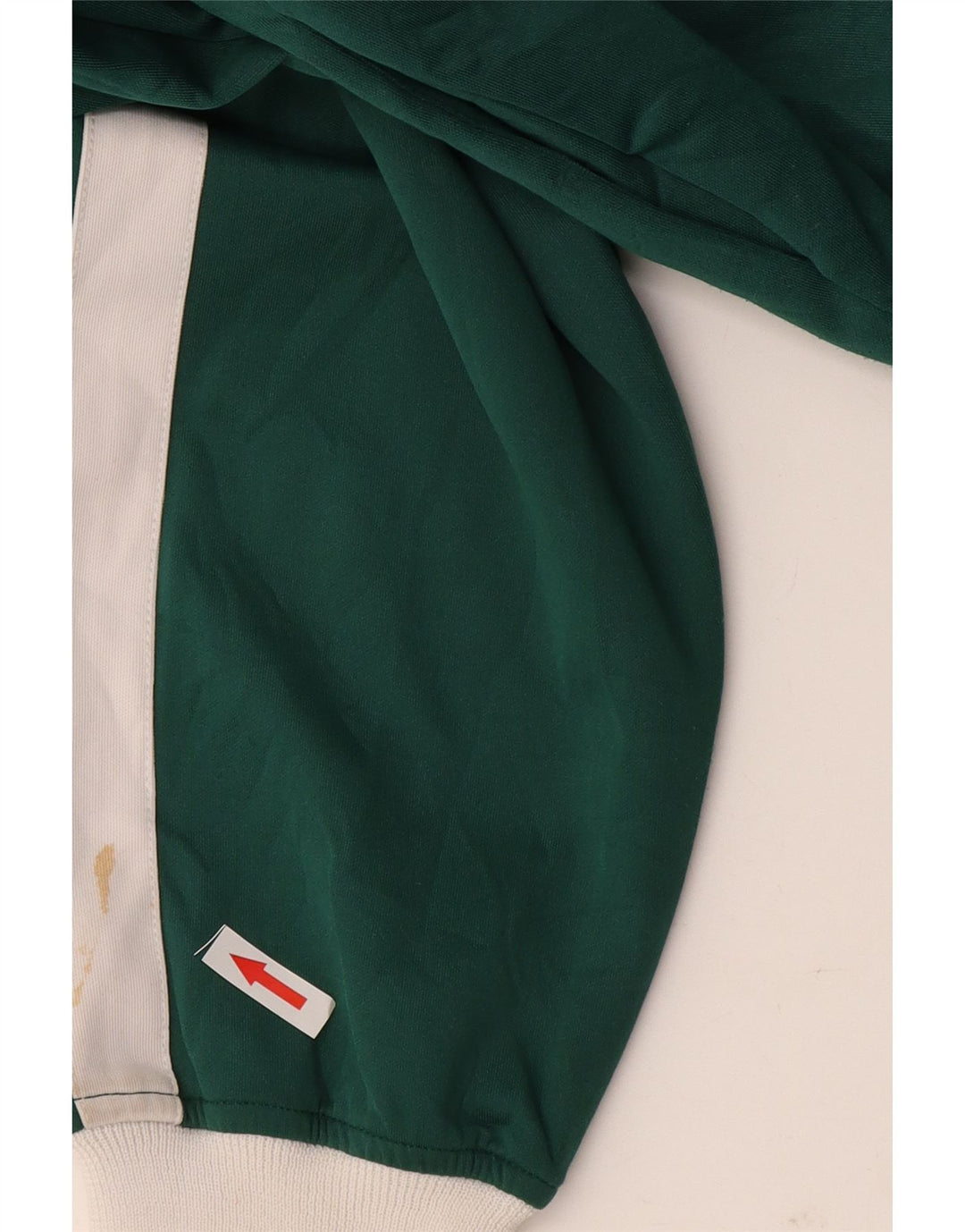 Zara Γυναικεία αθλητική φόρμα Top Jacket UK 10 Small Green Colourblock Polyester