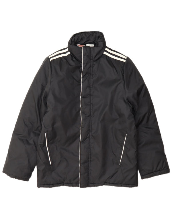 Μπουφάν Adidas Boys με επένδυση μαύρο νάιλον 11-12 ετών