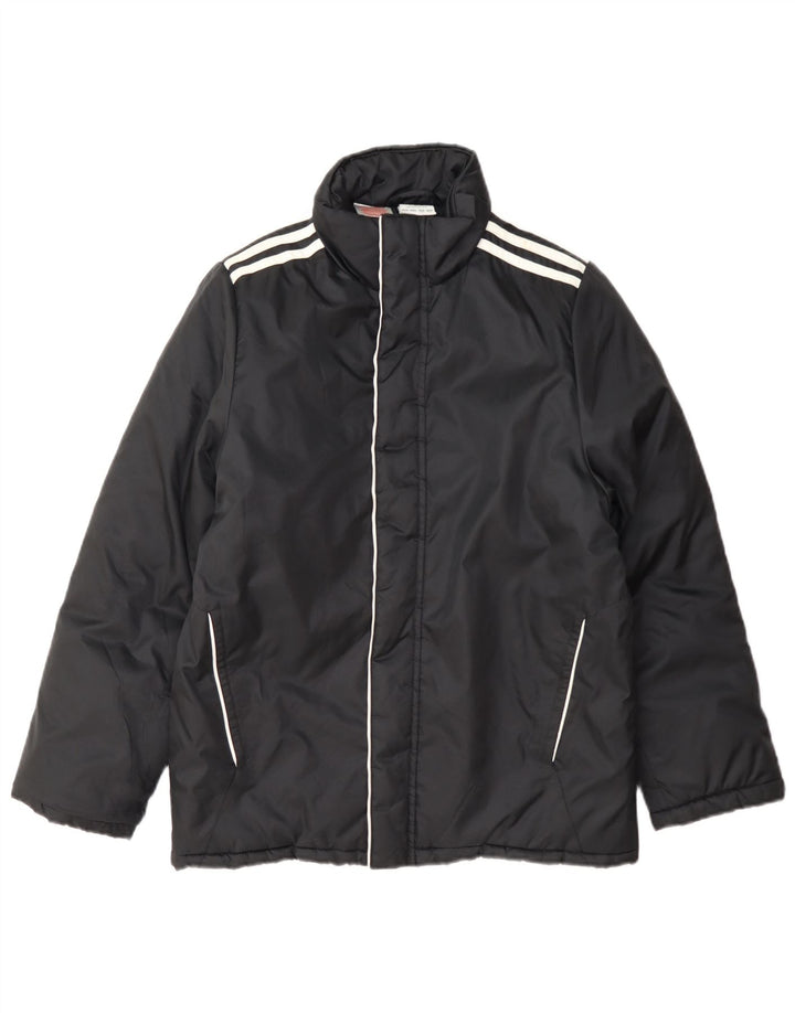 Μπουφάν Adidas Boys με επένδυση μαύρο νάιλον 11-12 ετών
