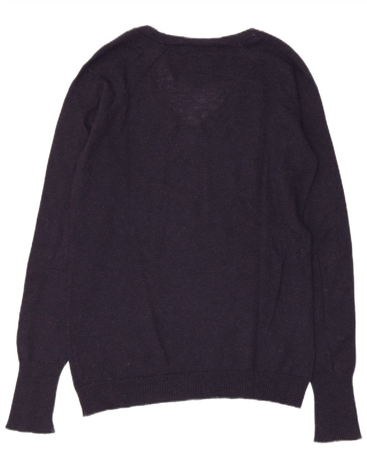 Max & Co. Γυναικείο πουλόβερ με λαιμόκοψη UK 10 Small Navy Blue