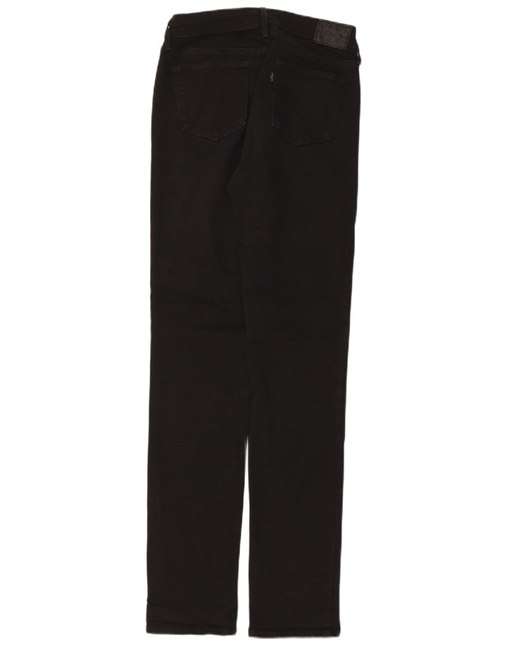 Levi's Womens 710 Slim Jeans W30 L34 Μαύρο βαμβακερό