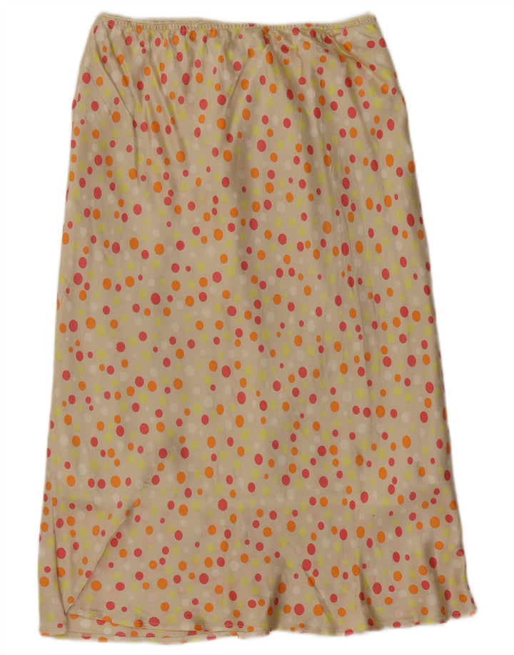 VINTAGE Γυναικεία Maxi Φούστα W26 Small Beige πουά