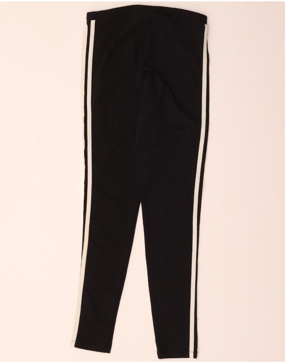 Adidas Womens Leggings UK 10 Small Black Cotton