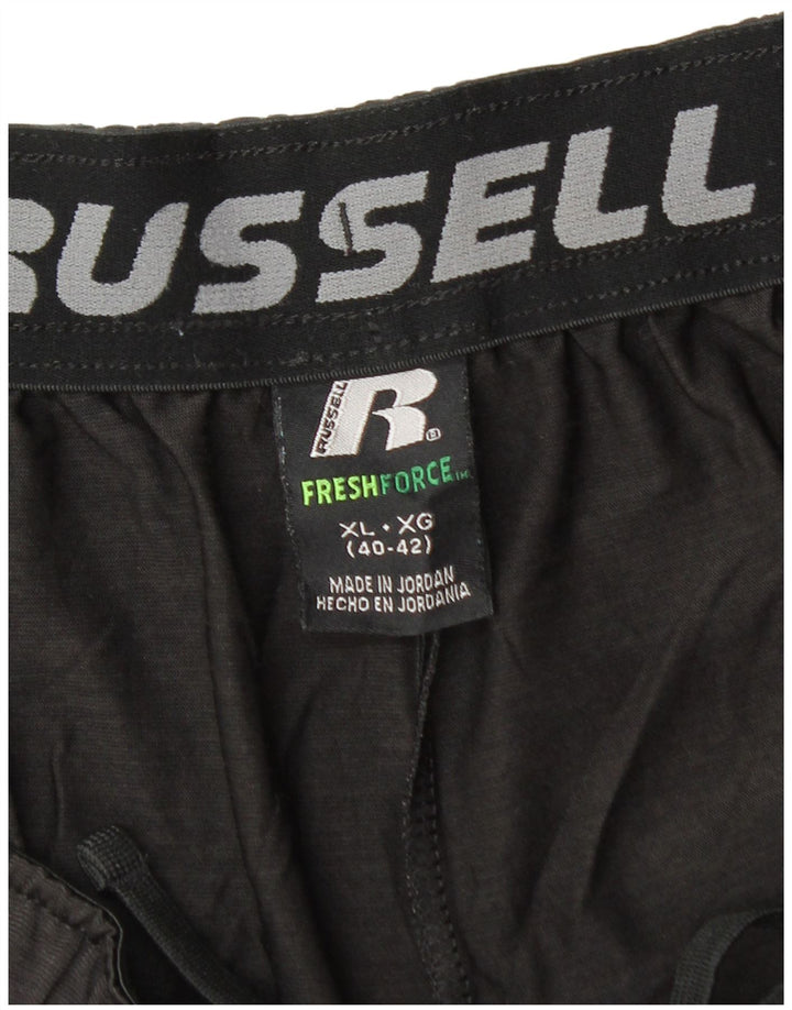 Ανδρικό αθλητικό σορτς RUSSELL ATHLETIC Dri-Power XL μαύρο πολυεστέρα