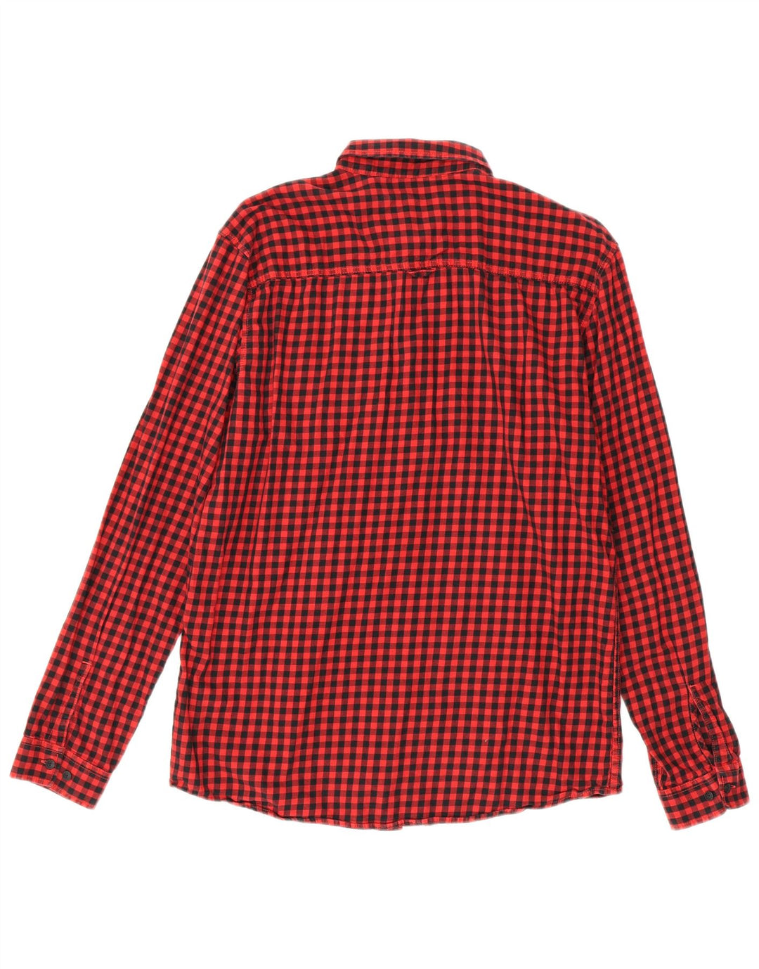 Ανδρικό πουκάμισο Jack & Jones XL Κόκκινο βαμβακερό Gingham