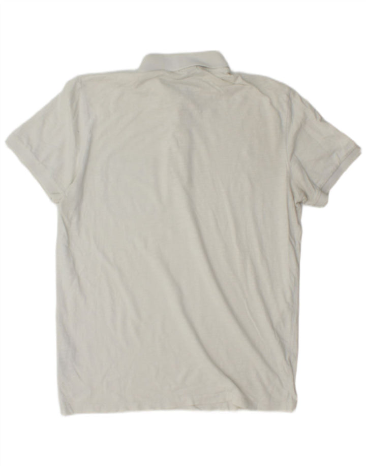 Ανδρικό μπλουζάκι πόλο Jack & Jones, μικρό λευκό βαμβακερό