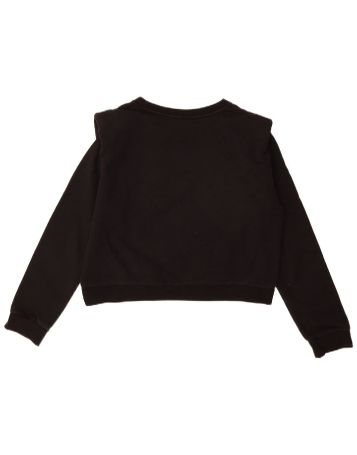 Γυναικεία φούτερ Gaelle Crop Graphic Jumper UK 14 Large Black