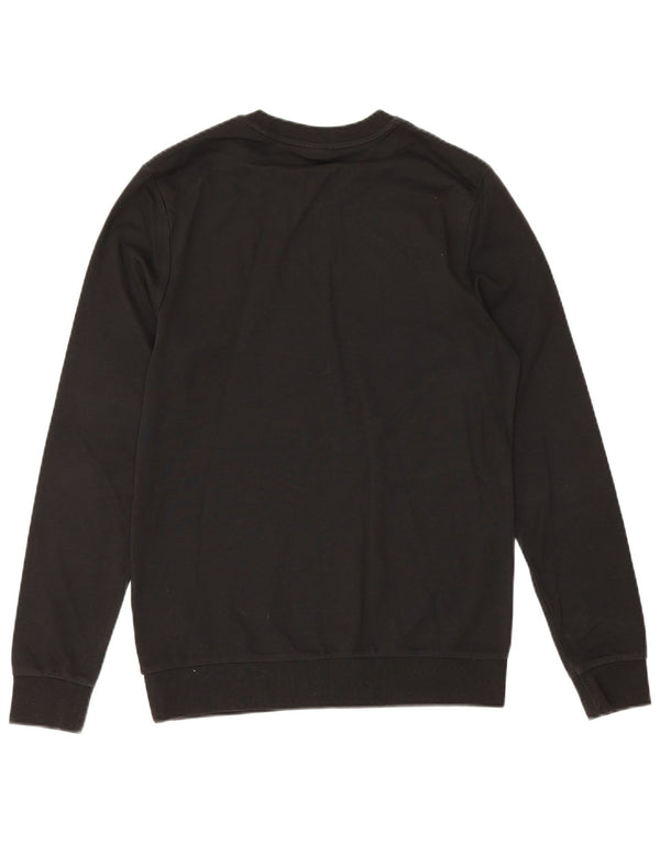 Ανδρικό γραφικό φούτερ Hugo Boss Jumper Μικρό μαύρο βαμβακερό