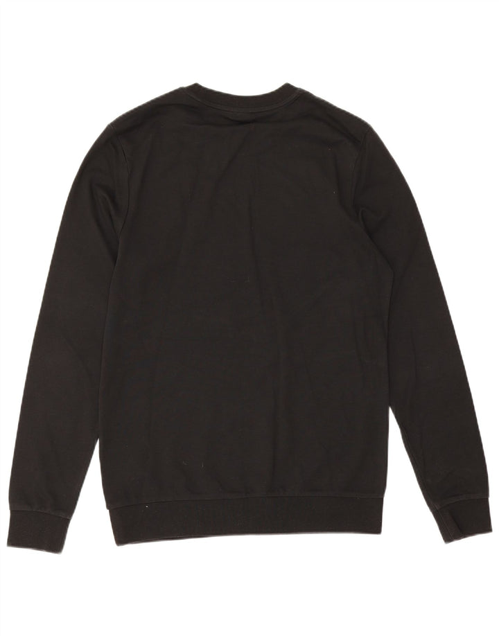 Ανδρικό γραφικό φούτερ Hugo Boss Jumper Μικρό μαύρο βαμβακερό