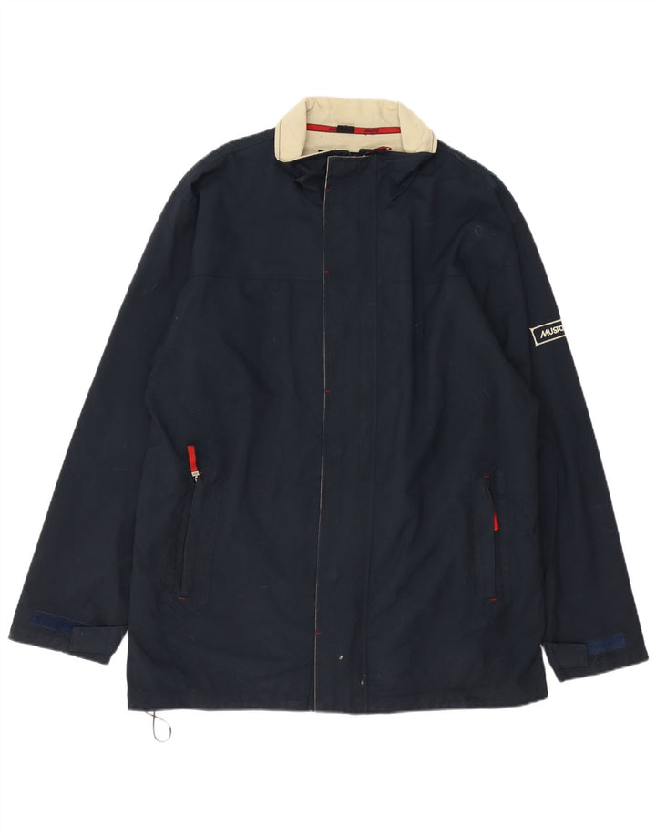 Musto Ανδρικό μπουφάν βροχής UK 40 Large Navy Blue Nylon