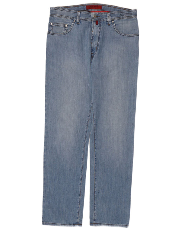 PIERRE CARDIN Ανδρικό τζιν ίσιο W34 L32 Μπλε βαμβακερό