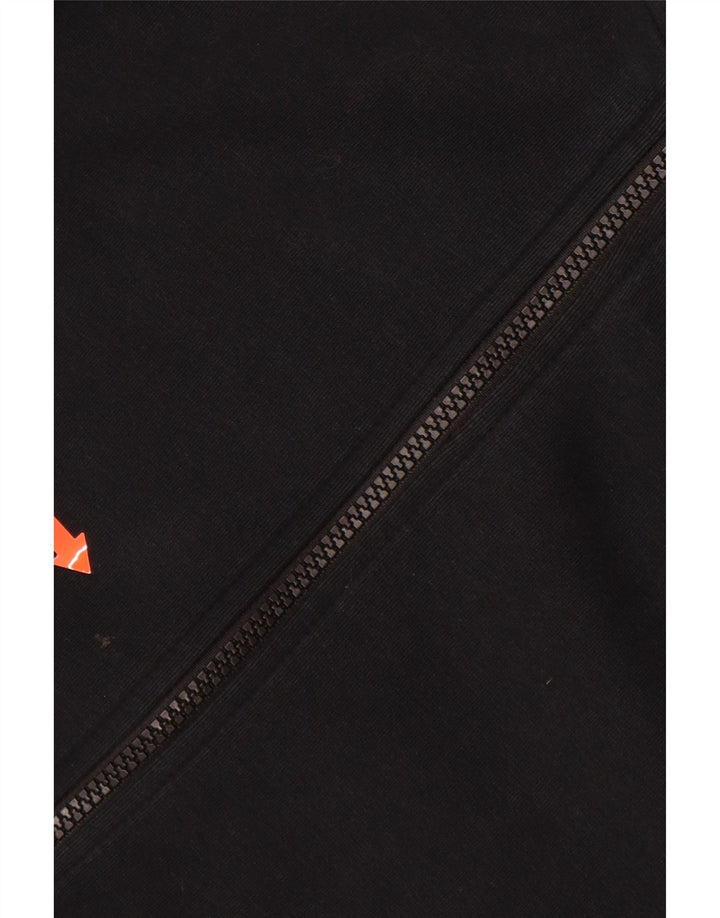 Ανδρικό πουλόβερ NIKE με φερμουάρ, μεσαίο μαύρο βαμβακερό