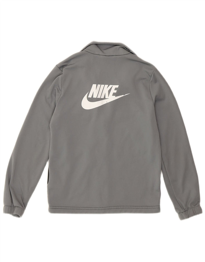 Μπουφάν Nike Boys αθλητική φόρμα 8-9 ετών Small Grey Colourblock Polyester
