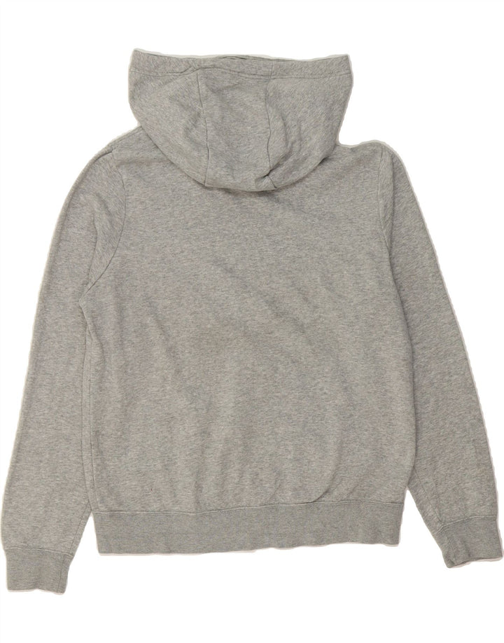 NIKE Womens Hoodie Jumper UK 14 Medium Grey Cotton Vintage Nike and Second-Hand Nike from Messina Hembry 