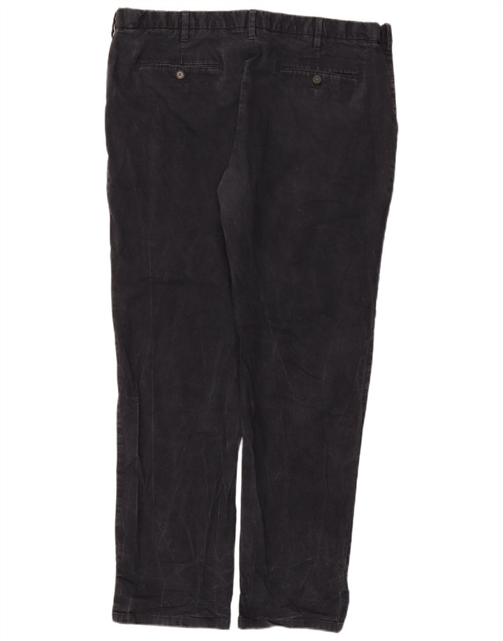 Ανδρικό ίσιο παντελόνι Chino Marks & Spencer W42 L33 Navy Blue