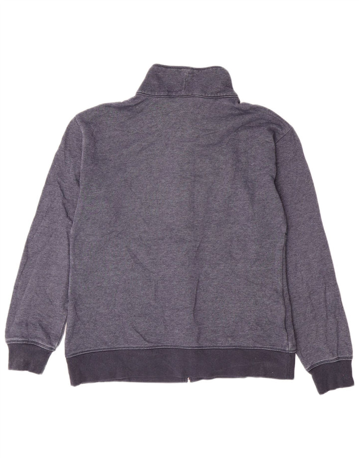 CHAMPION Womens Tracksuit Top Jacket UK 10 Small Navy Blue Cotton