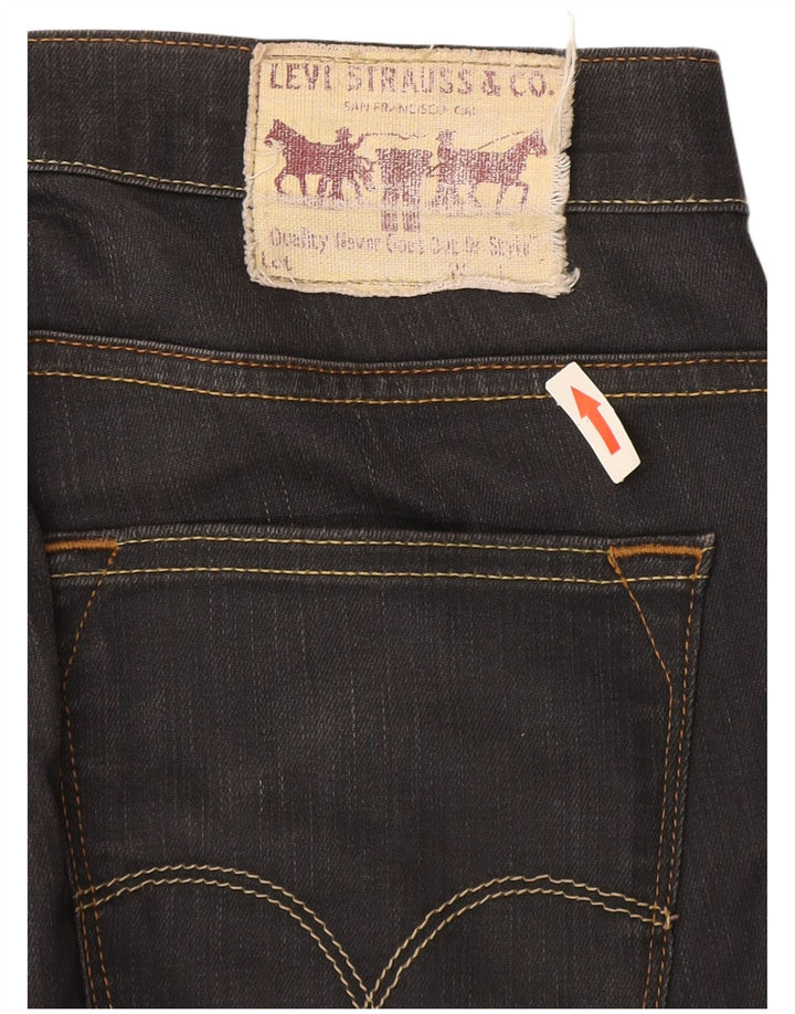 Levi's Mens 504 Straight Jeans W32 L34 Γκρι βαμβακερό