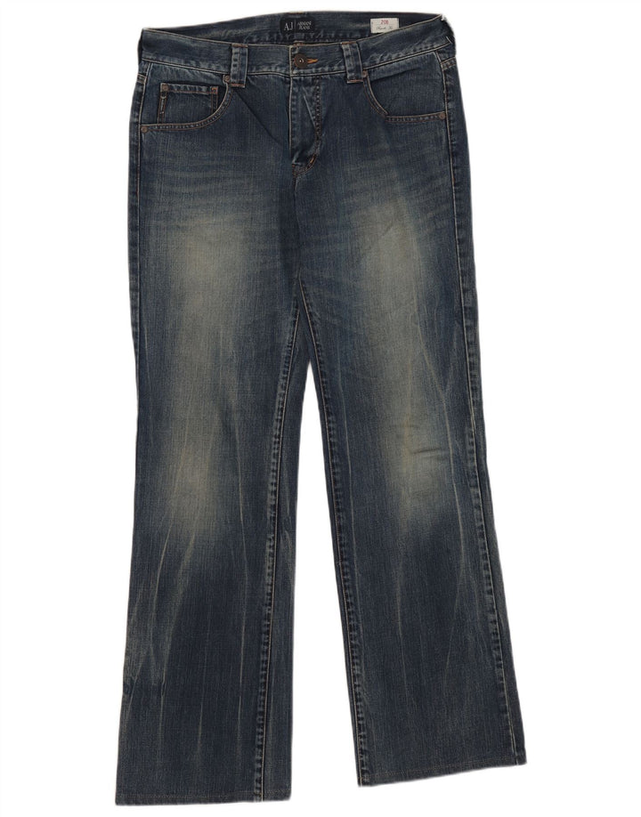 Ανδρικό τζιν μποτάκι ARMANI Regular Fit W33 L32 Μπλε βαμβακερό