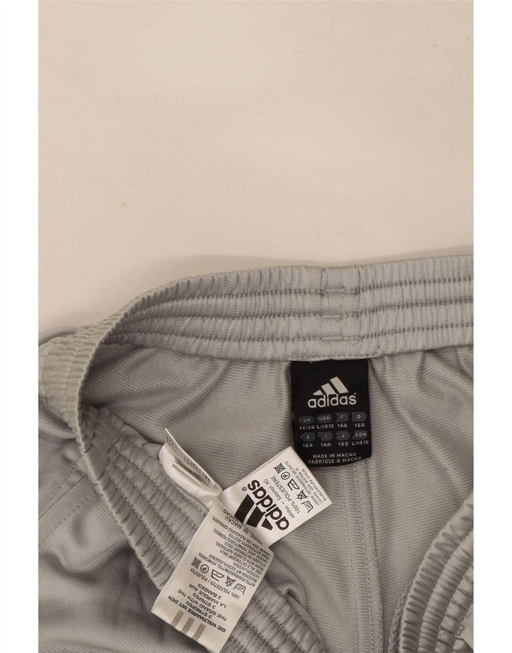 Παντελόνι αθλητικής φόρμας Adidas Boys 13-14 Years Grey Polyester