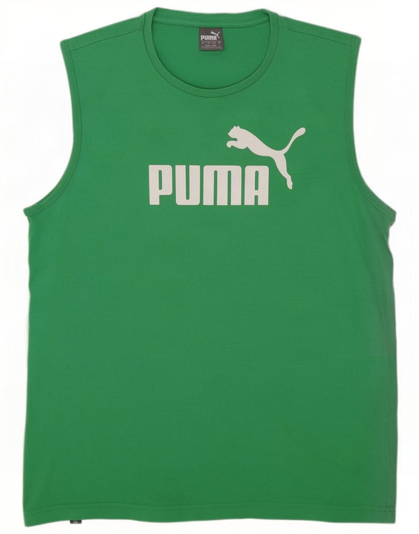 Ανδρικό γραφικό γιλέκο Puma Μεγάλο πράσινο