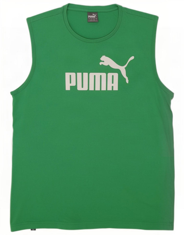 Ανδρικό γραφικό γιλέκο Puma Μεγάλο πράσινο