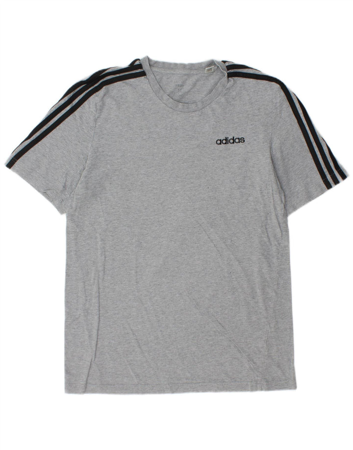 Ανδρικό T-Shirt ADIDAS Top Medium Grey Flecked