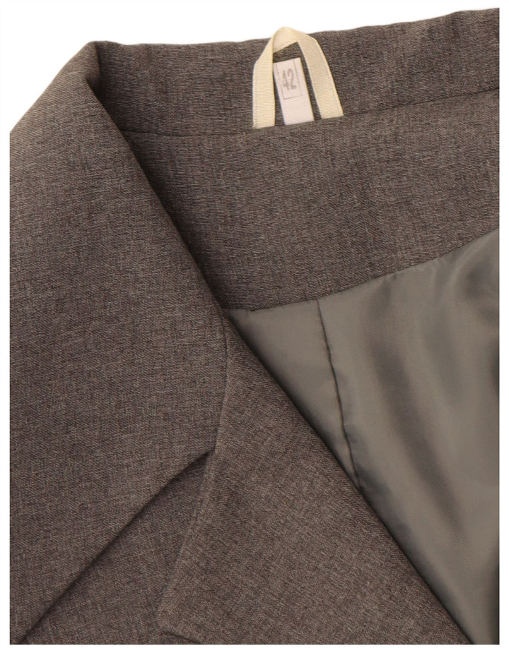 Vintage Γυναικείο Παλτό IT 42 Medium Grey