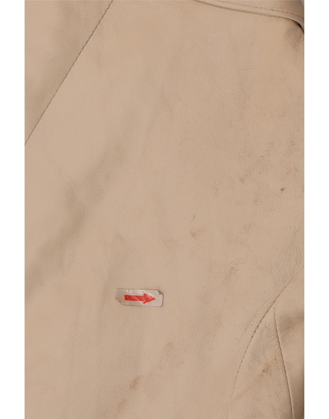 Cayenne Γυναικείο Crop Δερμάτινο Μπουφάν IT 42 Medium White Leather