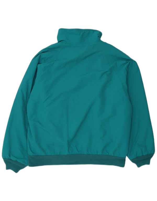 Ανδρικό μπουφάν LANDS END Windbreaker UK 42/44 Large Green Nylon