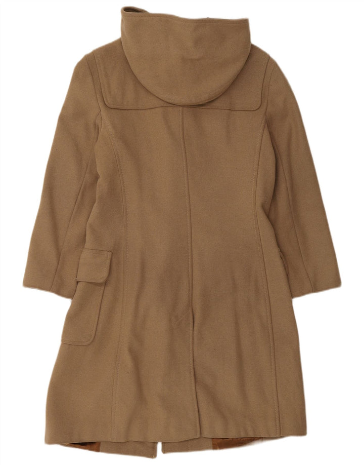 Benetton Γυναικείο παλτό Duffle με κουκούλα UK 10 Small Beige