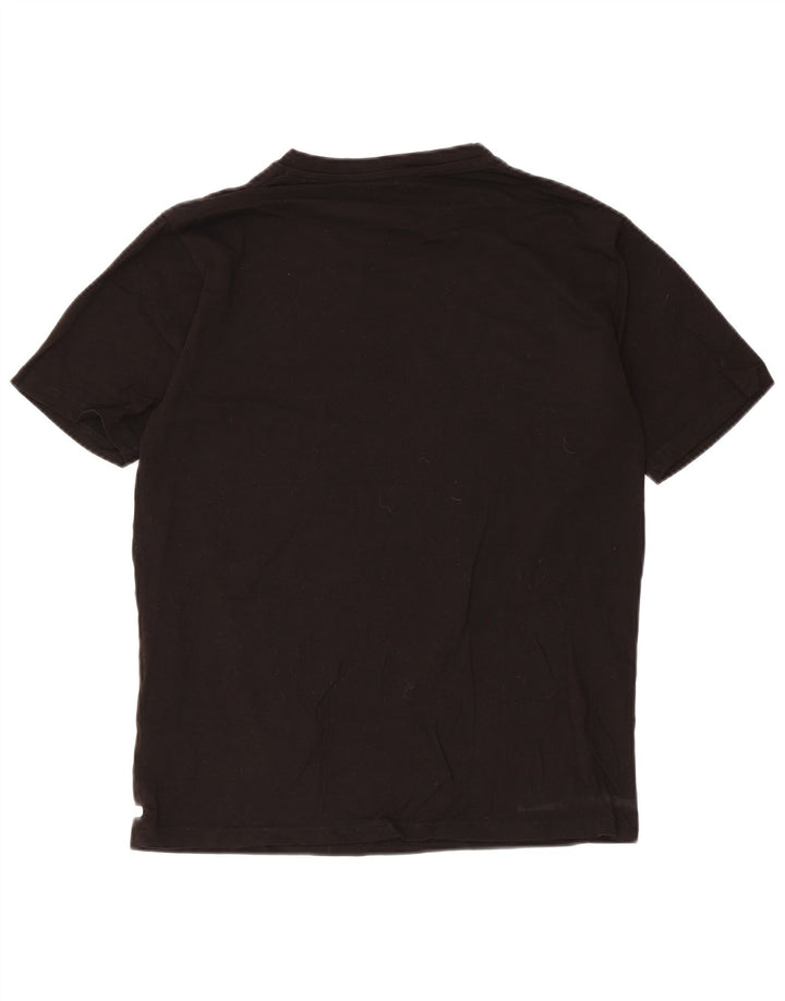 Ανδρικό T-Shirt Gas Top Μεσαίο Μαύρο Βαμβακερό