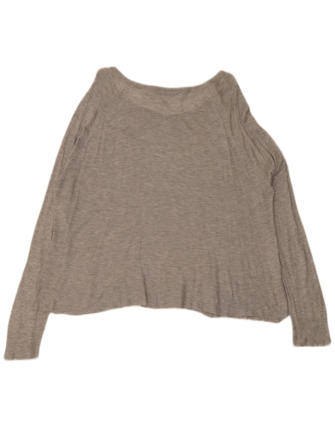 Zara Γυναικεία Μπλούζα Oversized Top UK 16 Large Grey