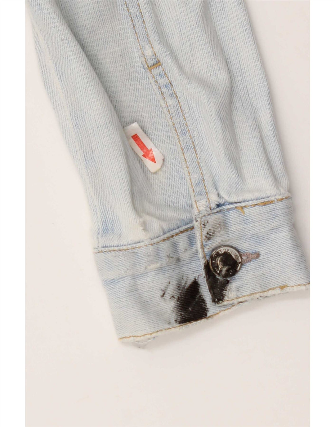 Topshop Γυναικείο Τζιν Μπουφάν UK 10 Small Blue Cotton