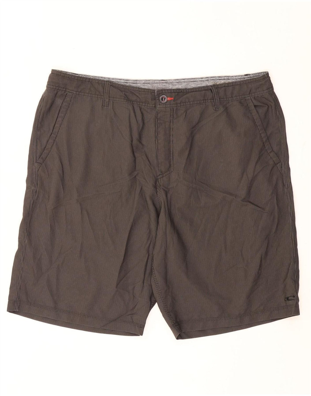 Ανδρικό σορτς Chino O'Neill W40 XL με γκρι ρίγες πολυεστέρας