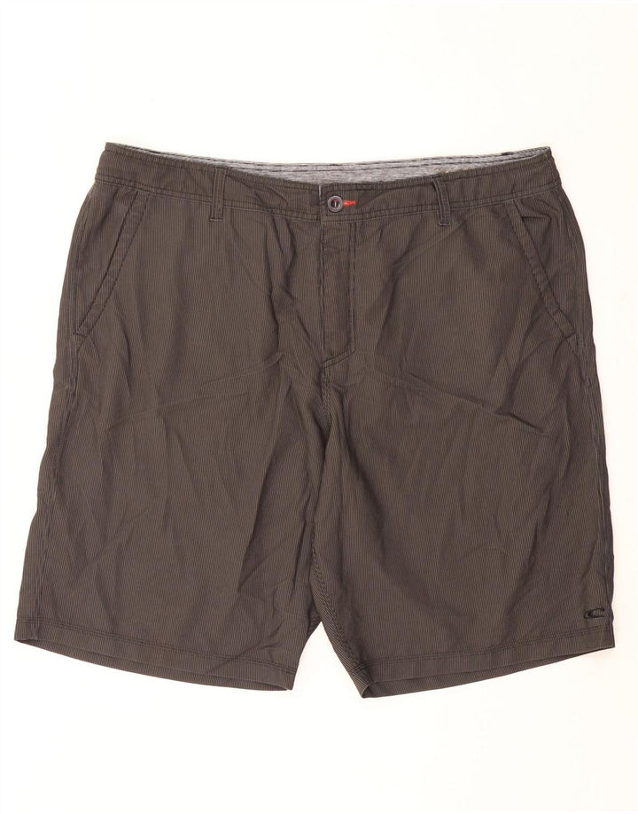 Ανδρικό σορτς Chino O'Neill W40 XL με γκρι ρίγες πολυεστέρας