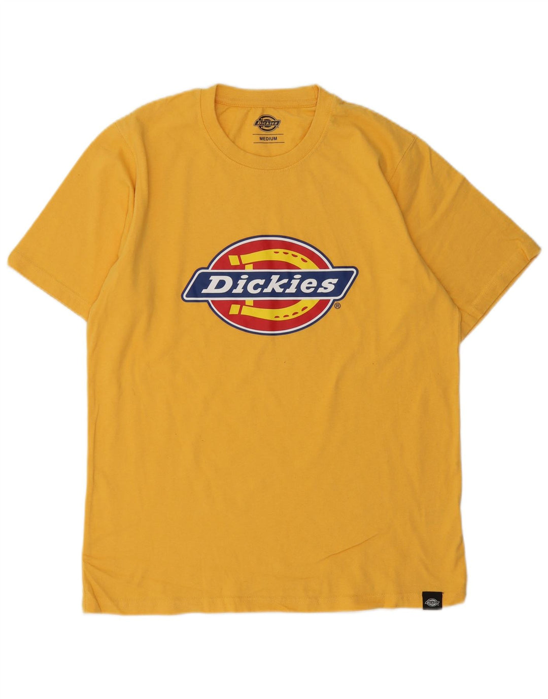 Ανδρικό γραφικό μπλουζάκι Dickies, μεσαίο κίτρινο βαμβακερό