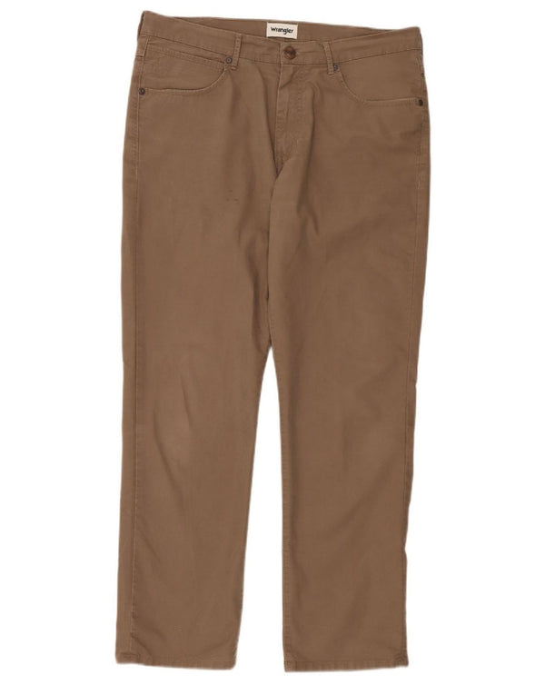 WRANGLER Ανδρικό παντελόνι Chino ίσιο Arizona W36 L30 Καφέ βαμβακερό