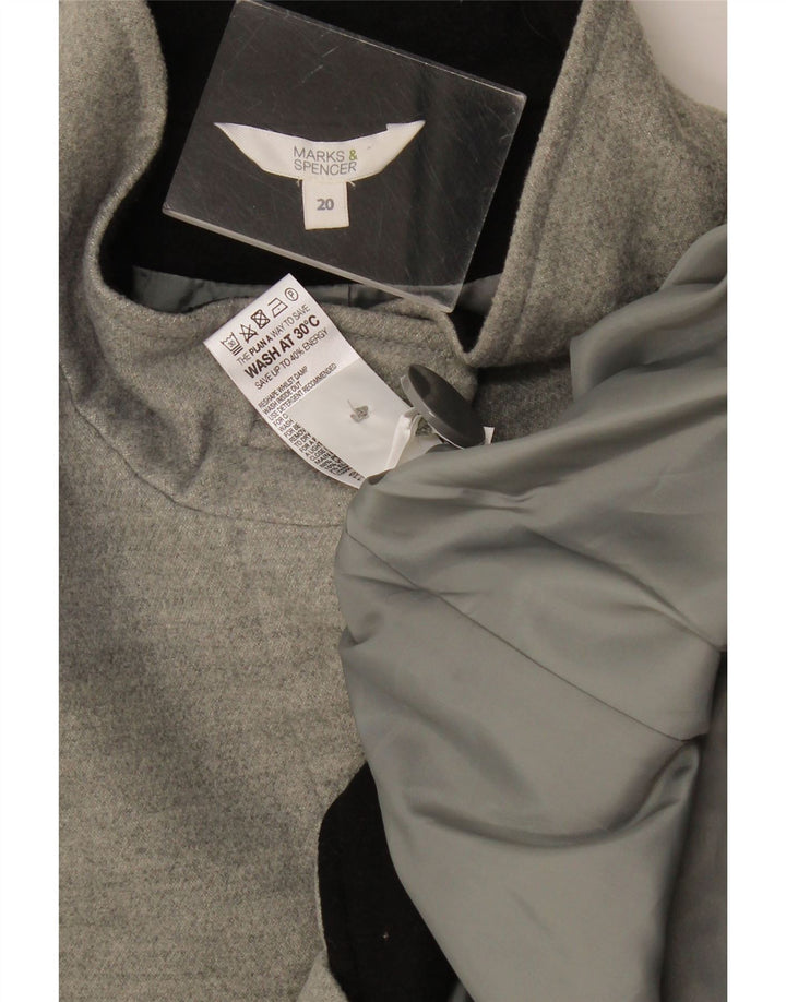Marks & Spencer Γυναικείο Μπουφάν Bomber UK 20 2XL Grey Polyester