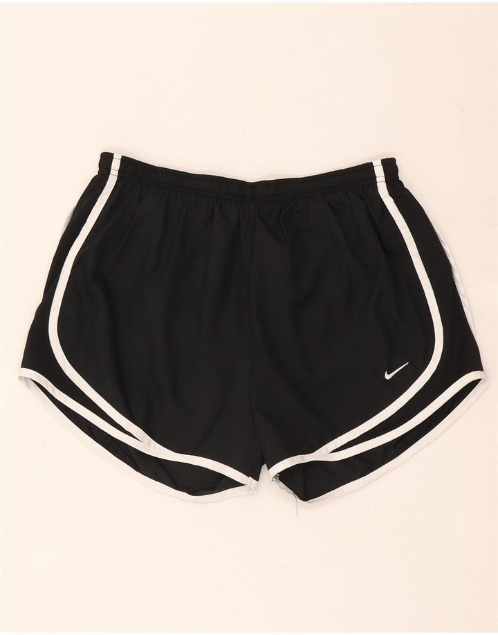 Γυναικείο αθλητικό σορτς Nike Dri Fit UK 14 μεσαίο μαύρο πολυεστέρα